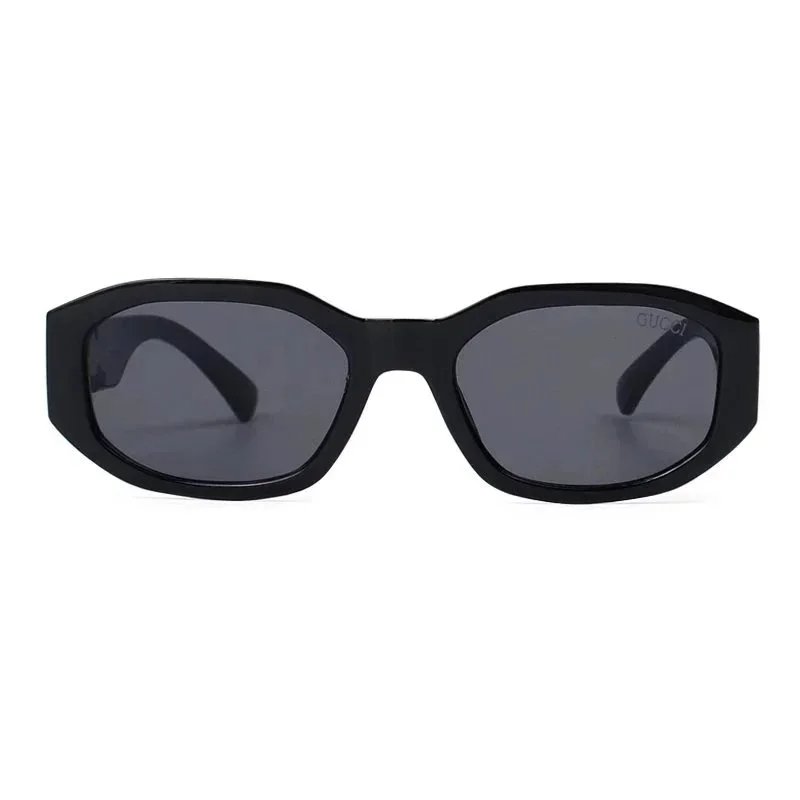 Gucci GG Marmont Square Sunglasses Black with Red Green Web Temples - 6
