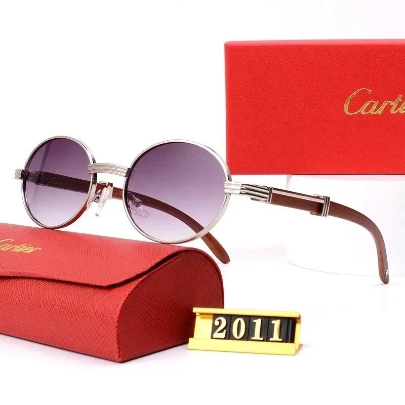 Cartier C De Cartier Rimless Optical Glasses Gold Brown - 9
