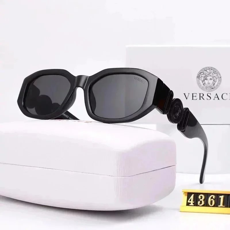 Versace 6131 White Oversized Square Sunglasses - 6