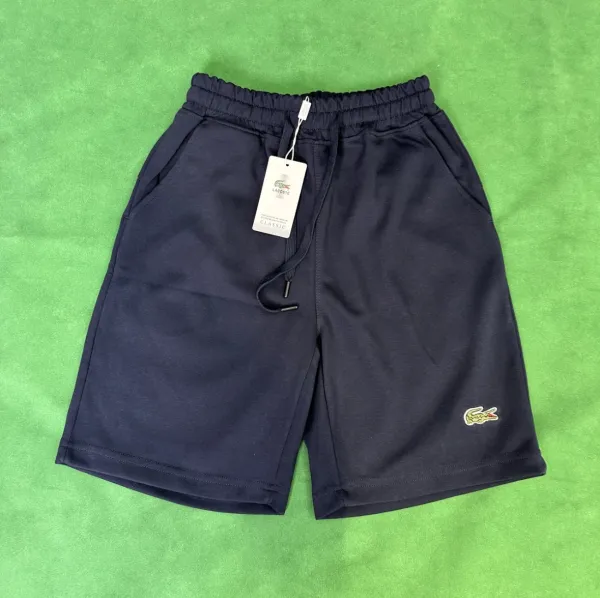 Lacoste Classic Heather Gray Sweat Shorts - 4