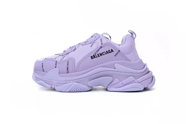 Balenciaga Triple S Lavender Sneakers - 1