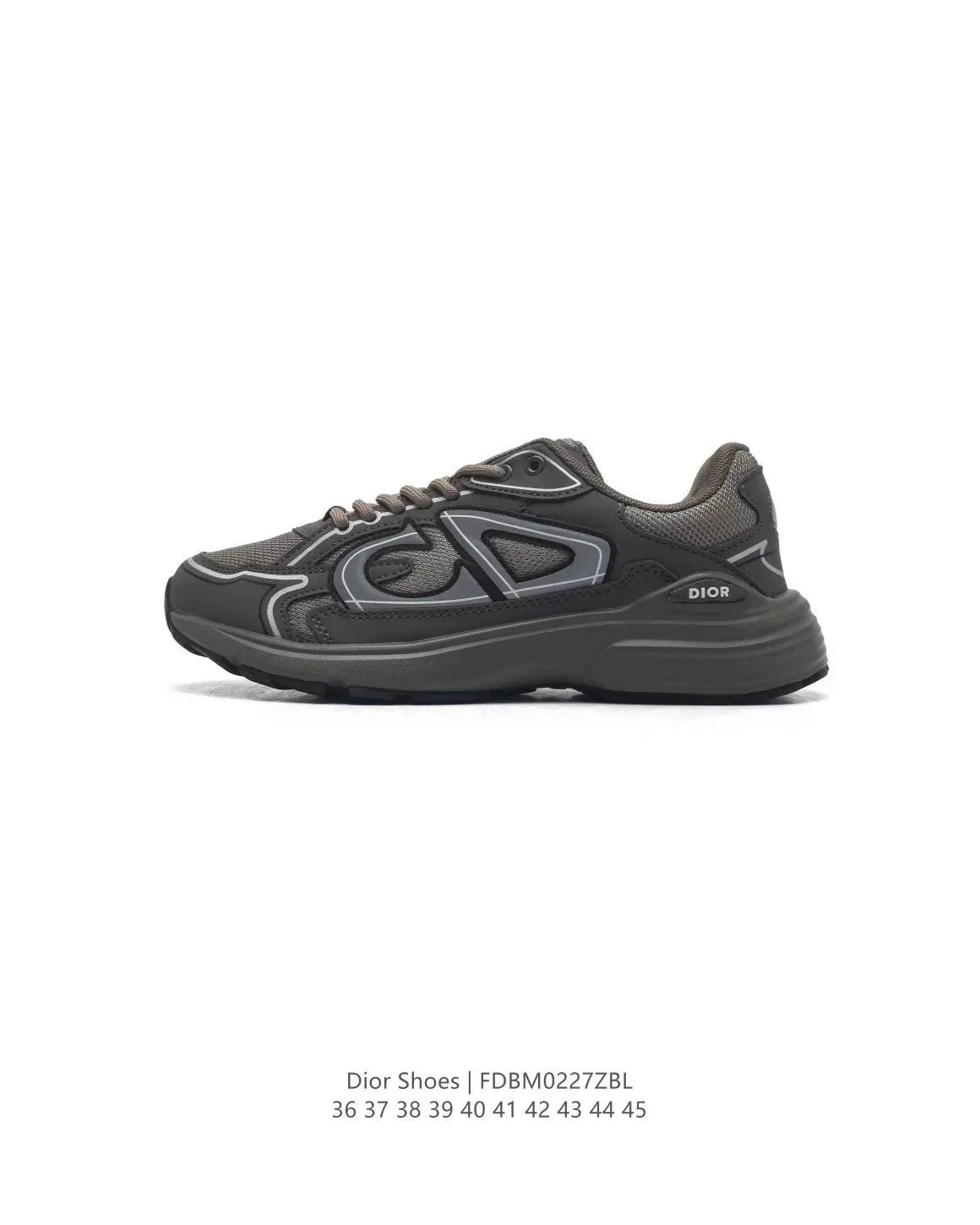 Dior B23 Low Gray Sneakers