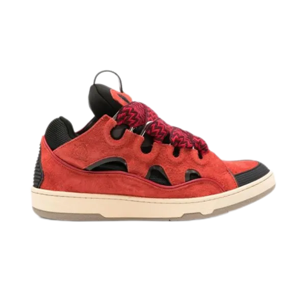 Maison Margiela Tabi Sandal Sneaker Red Suede Sneakers - 1