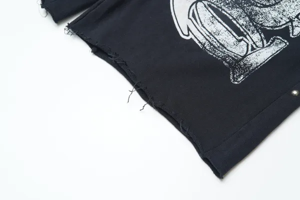 Gallery Dept. Liberty Skull Print Drawstring Shorts Black - 13