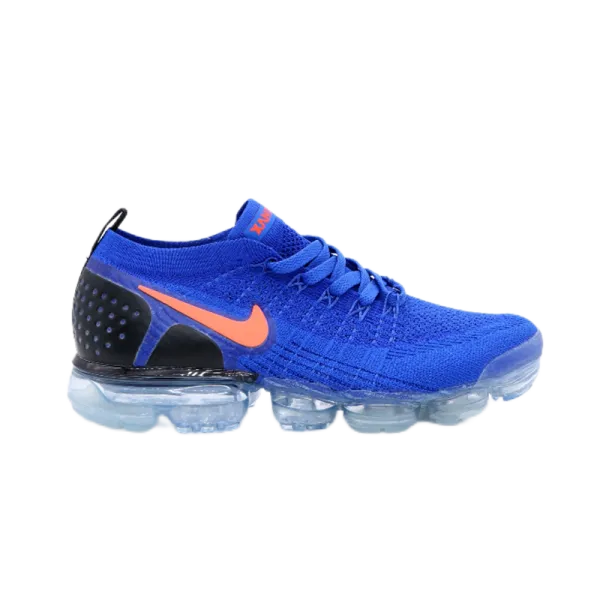 Nike Air VaporMax Flyknit 2 Blue Orange Running Shoes - 1
