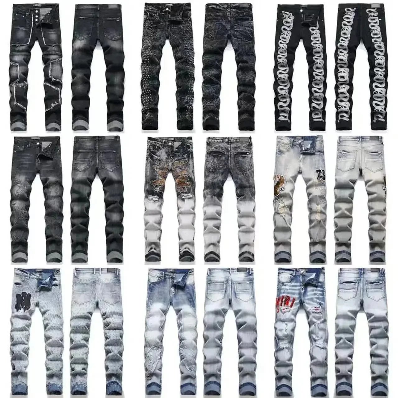高品质牛仔裤(pls contact WhatsApp:+1(346)256-7125,if u need size recommendation)https://sheet.cheap - 2431884