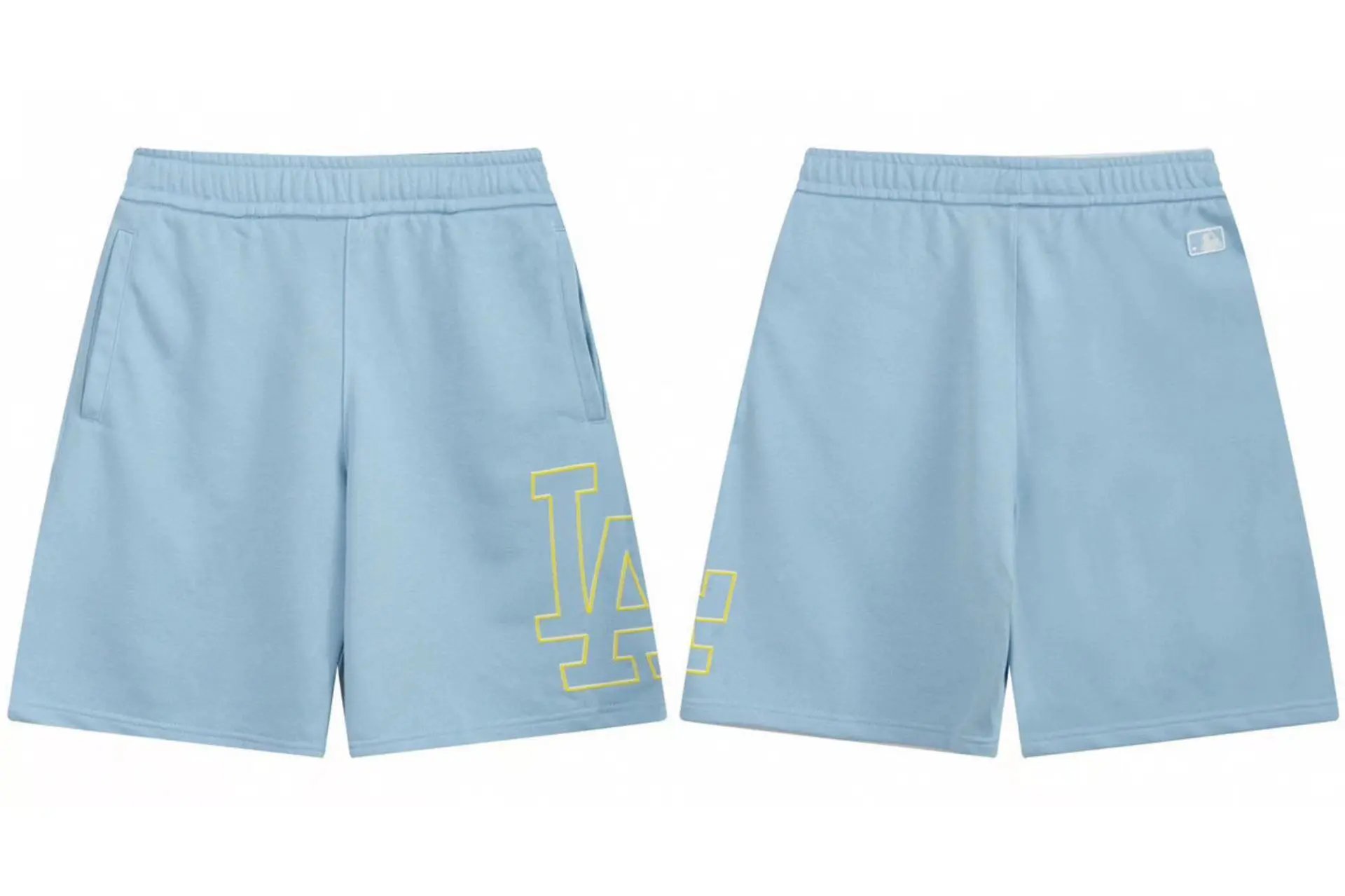 Los Angeles Dodgers x MLB Authentic Fleece Shorts Light Blue