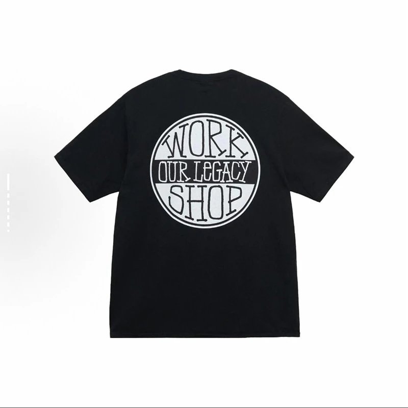 Work Our Legacy Shop Circle Logo Black T-Shirt