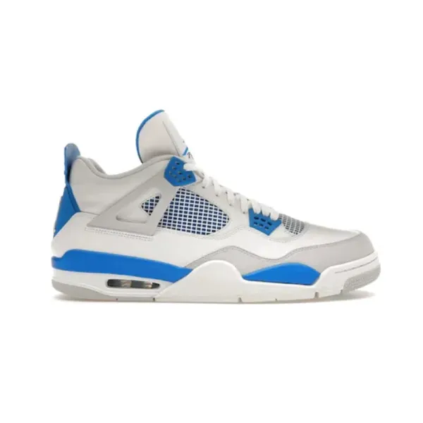 Air Jordan 4 Retro White Cement Blue Sneakers - 1