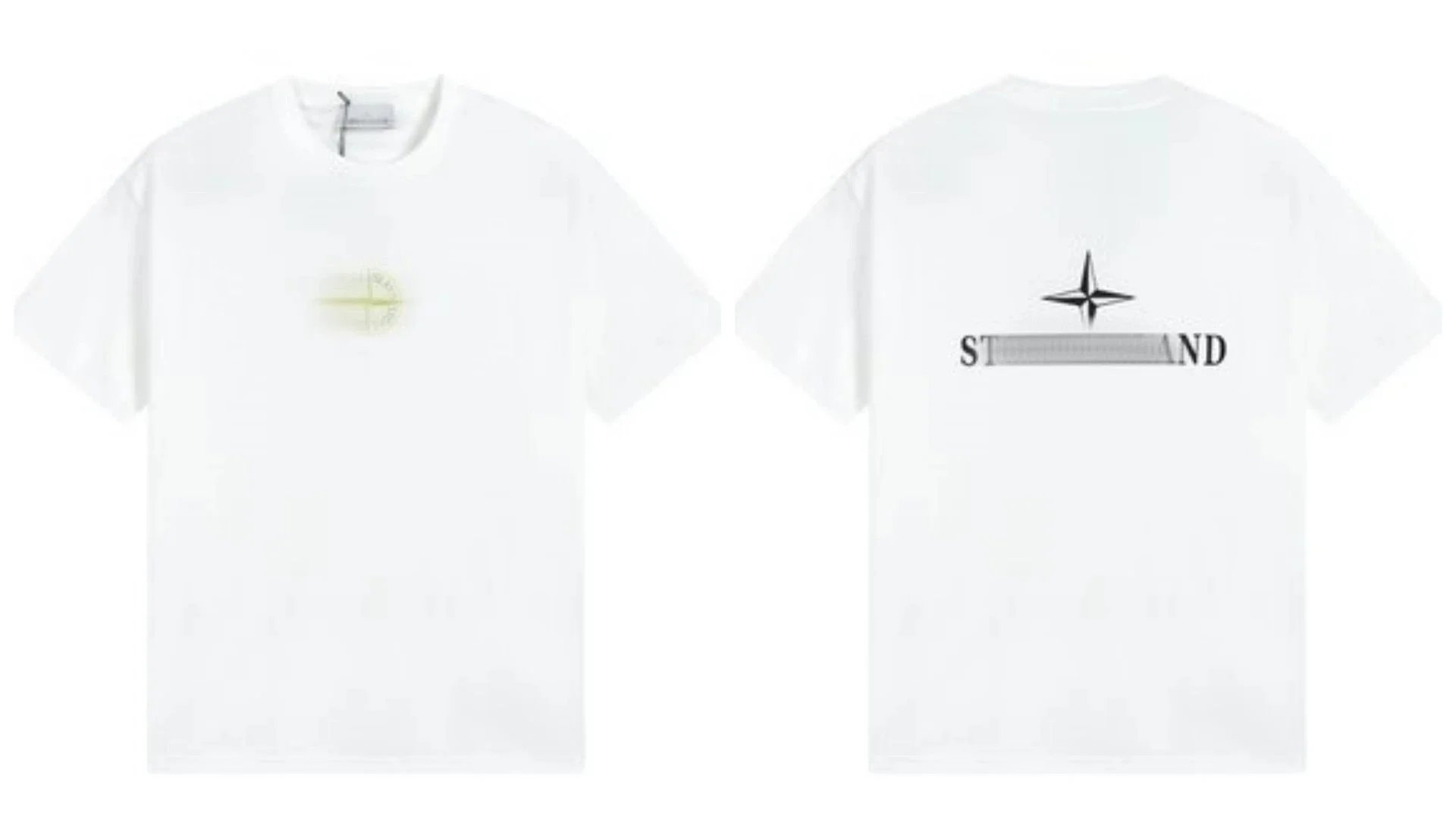 Stone Island Compass Logo T-Shirt White - 1