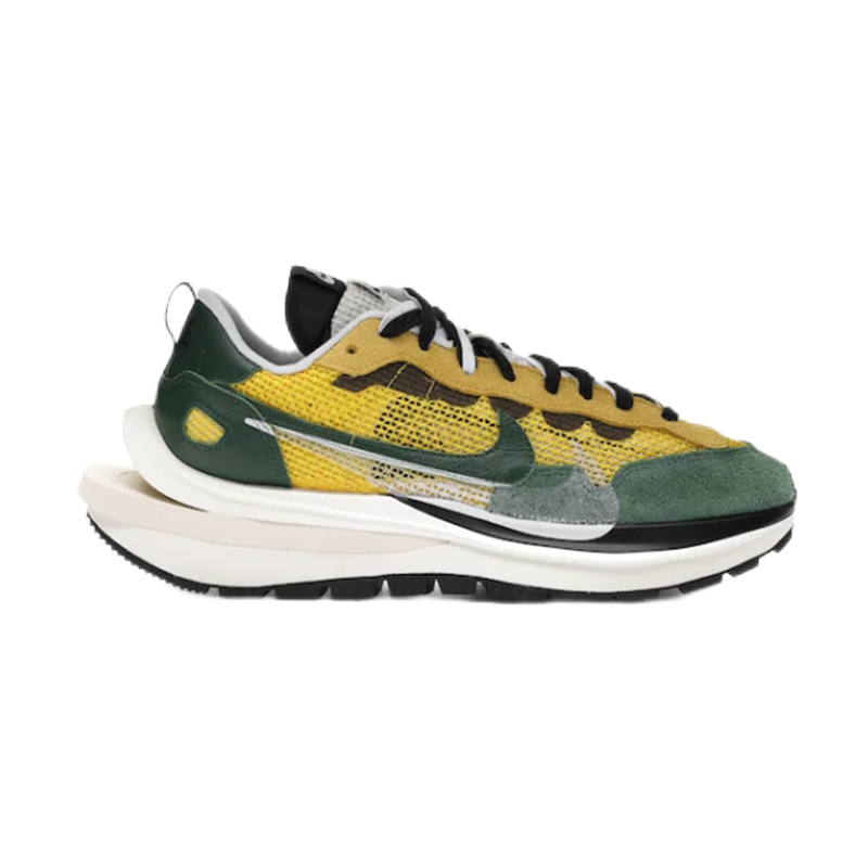 Nike x Sacai VaporWaffle Yellow Green Multicolor Sneakers
