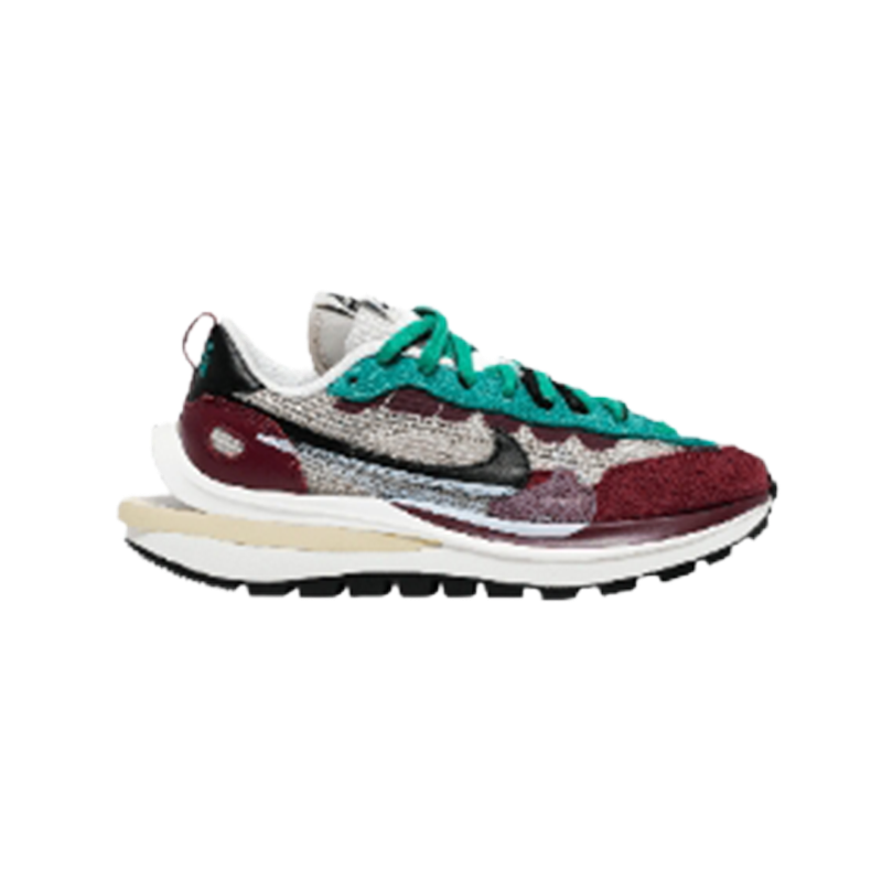 Nike Cortez x Sacai Vaporwaffle Gray Olive Sneakers - 16