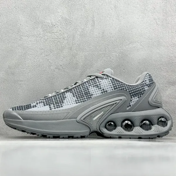 GRA Air Bubble Mesh Gray Running Shoes - 36