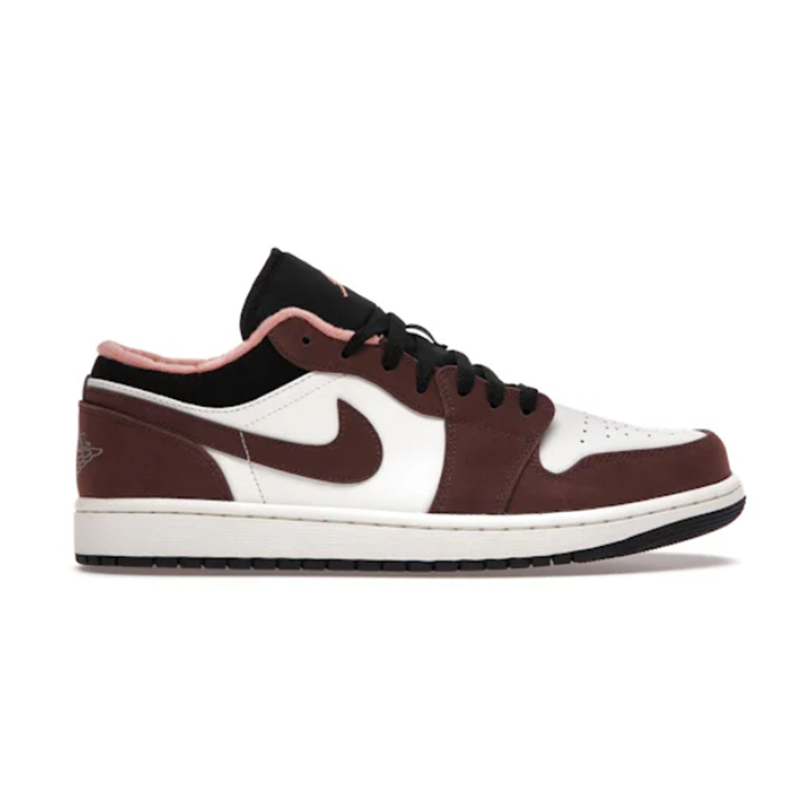 Nike Air Jordan 1 Low White Bordeaux Black Pink
