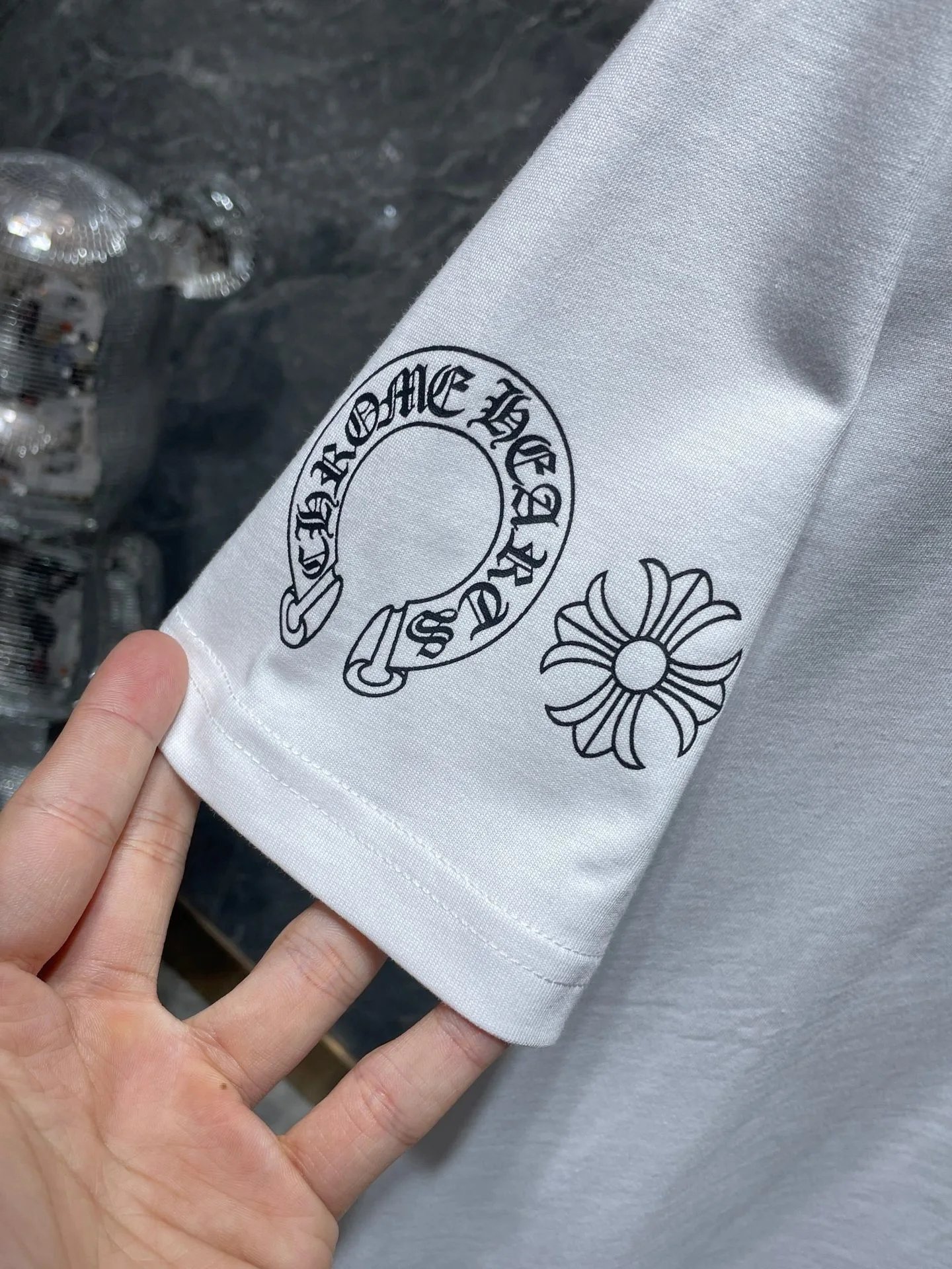 Chrome Hearts Floral Crest Black T-Shirt - 11