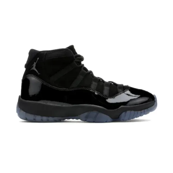 Air Jordan 11 Retro Low Black Patent Leather Sneakers - 1