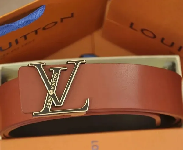 Louis Vuitton LV Initiales Belt Buckle Set Black Accessories - 7