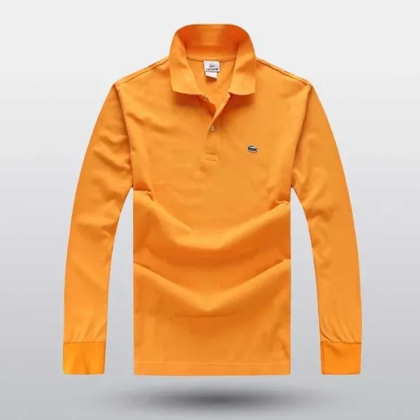 Lacoste Classic Long-Sleeve Polo Green - 5