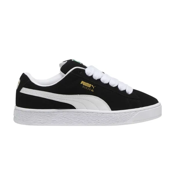 Puma Suede XL Black and White Sneakers - 2