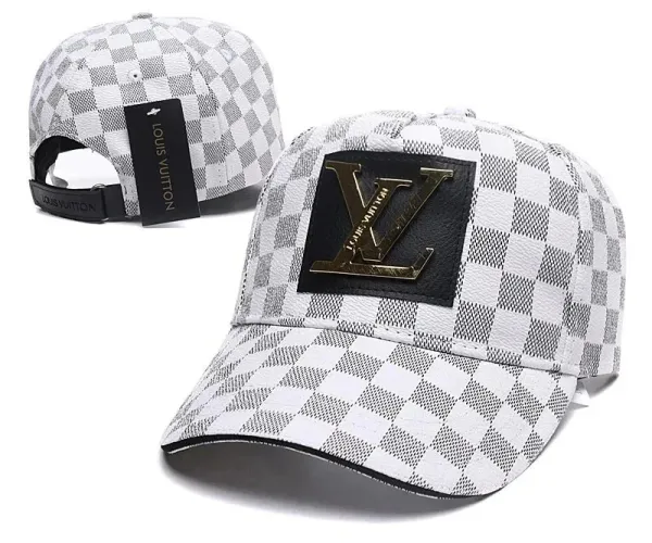 Louis Vuitton Damier Azur Baseball Cap White/Gray - 1