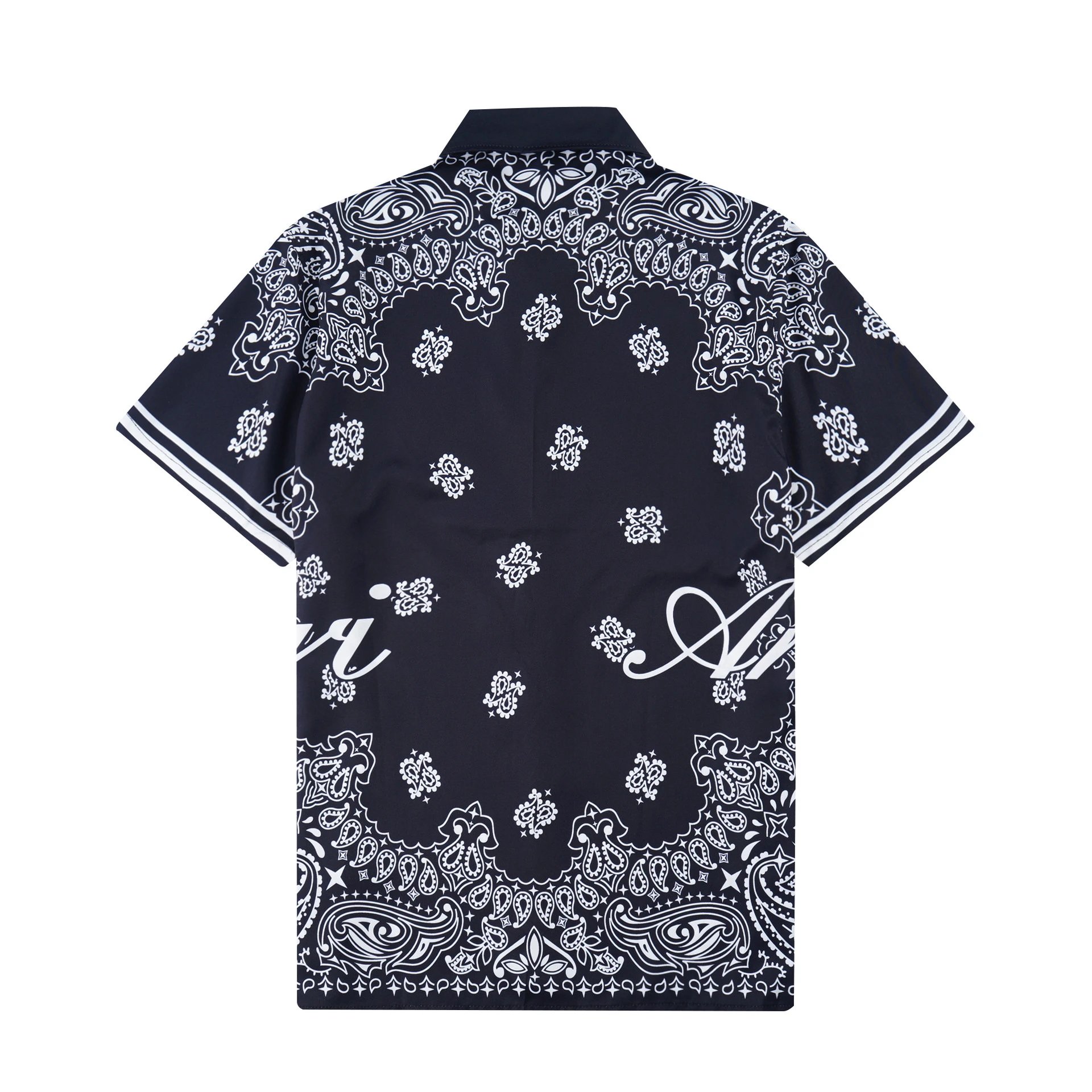 Versace All-Over Logo Print Short-Sleeve Shirt Lime Green - 6