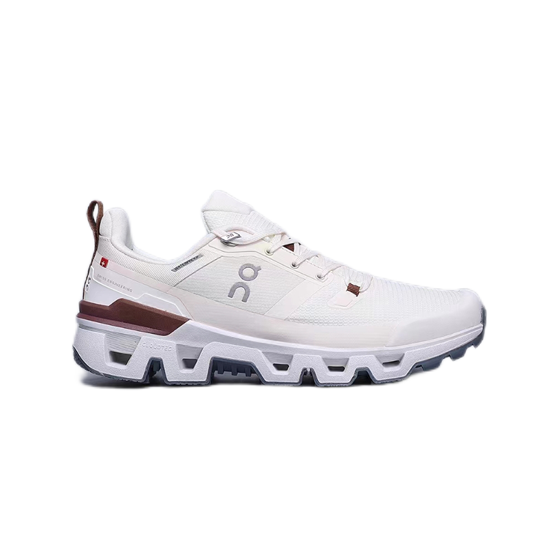 On Cloudrock Waterproof White/Black Running Shoes - 6