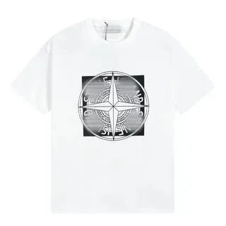 Stone Island Print T-Shirt White T-Shirt - 3