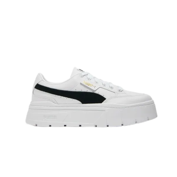 Puma Cali Bold White Black Sneakers - 1