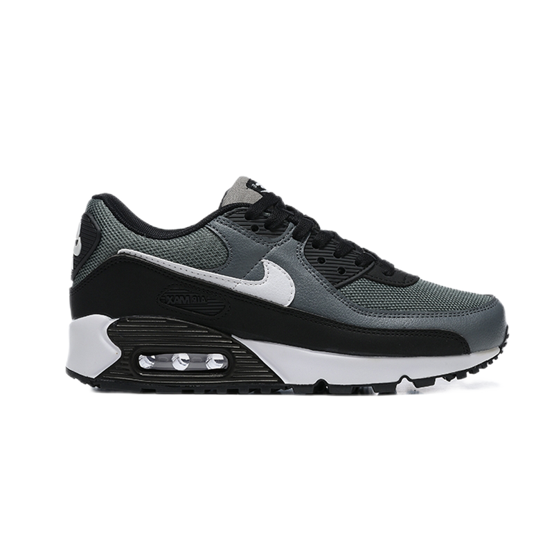 Nike Air Max 90 Black/Gray/White Running Shoes - 1