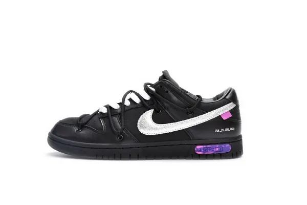 Nike SB Dunk Low x Off-White 'Black' Sneakers - 1