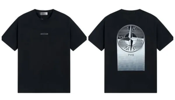 Stone Island Print T-Shirt White T-Shirt - 8