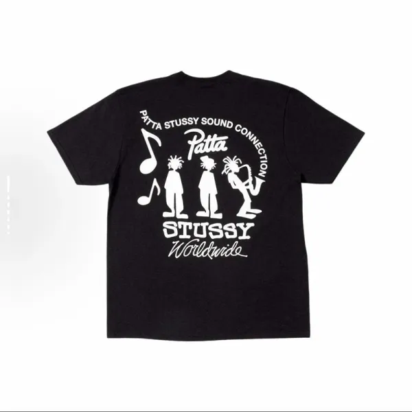 Stüssy Beetle Print White T-Shirt - 6