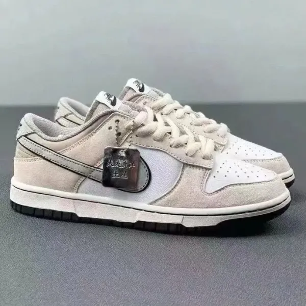Nike SB Dunk Low 'Panda' Beige Sneakers - 1
