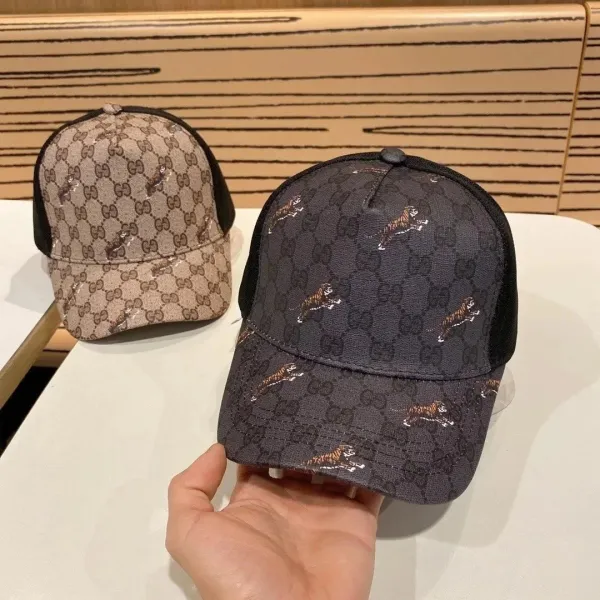 Gucci Tiger Print GG Supreme Baseball Cap Multicolor - 9