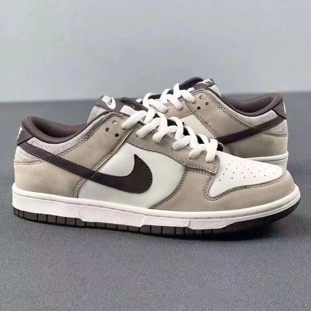 Nike SB Dunk Low 'Moss' Green Purple Suede Sneakers - 17