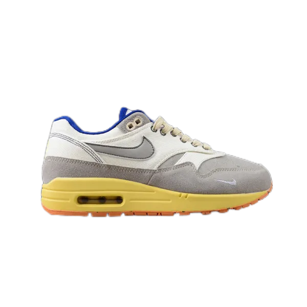 Nike x Off-White Air Max 1 'Industrial' Gray White Sneakers - 7