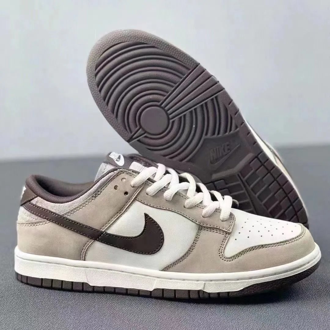 Nike SB Dunk Low 'Moss' Green Purple Suede Sneakers - 16