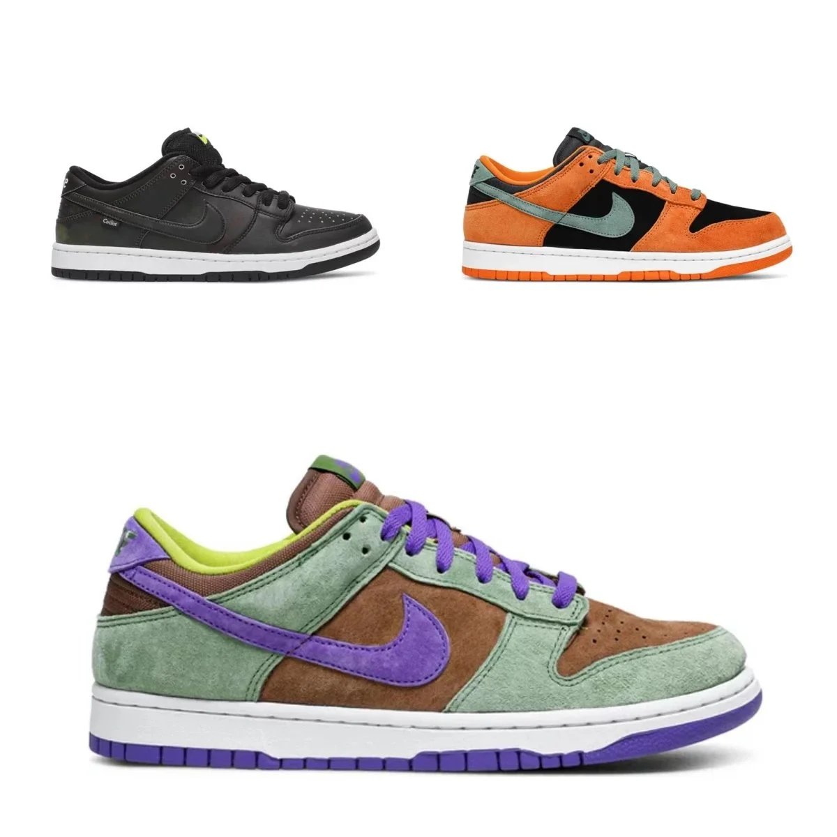 Nike SB Dunk Low Pro Blue and White Sneakers - 2