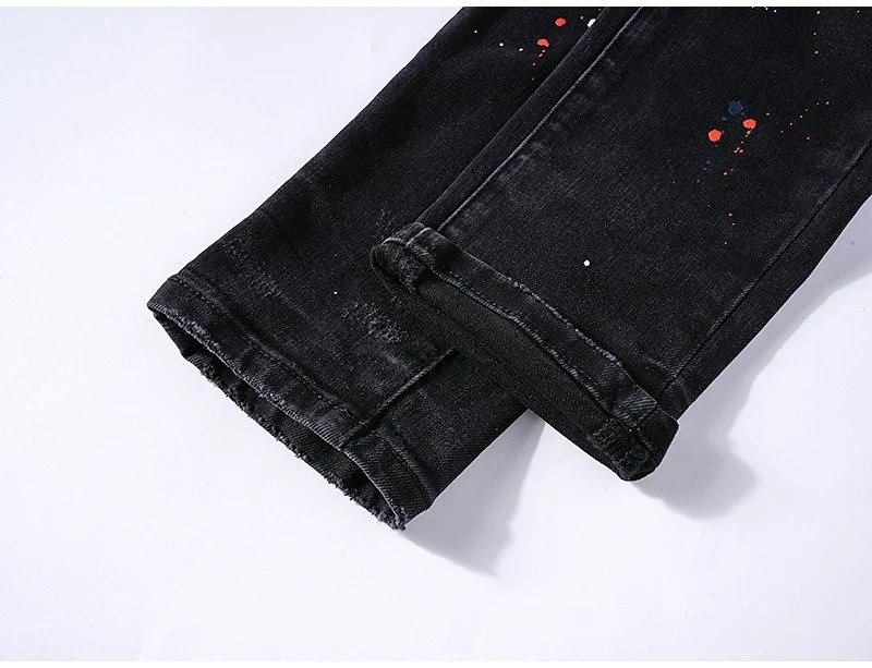 Purple x Bionic Crinkled Wash Denim Jeans - 31