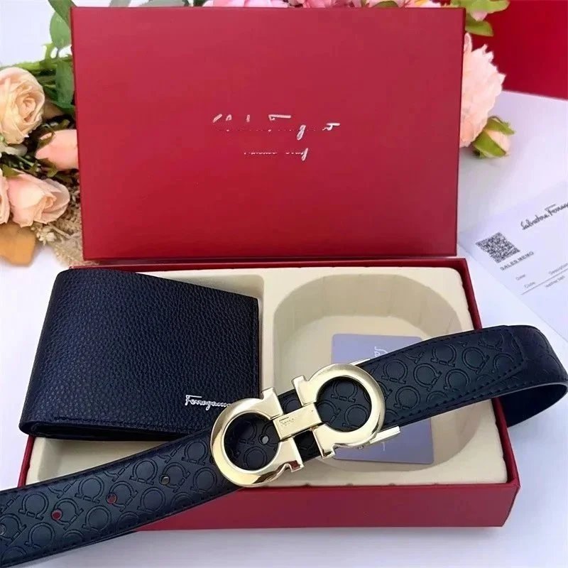 Hermès Constance Wallet and H Buckle Belt Set Black Leather Accessories - 9