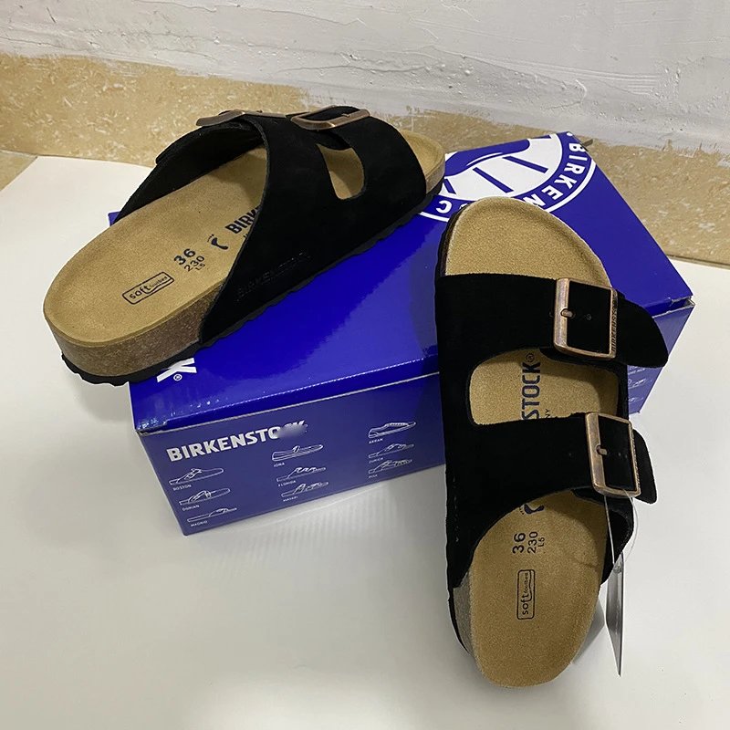 Birkenstock Arizona Taupe Suede Casual Sandals
