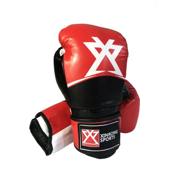 Xinrong Sports Boxing Gloves Red Black - 1