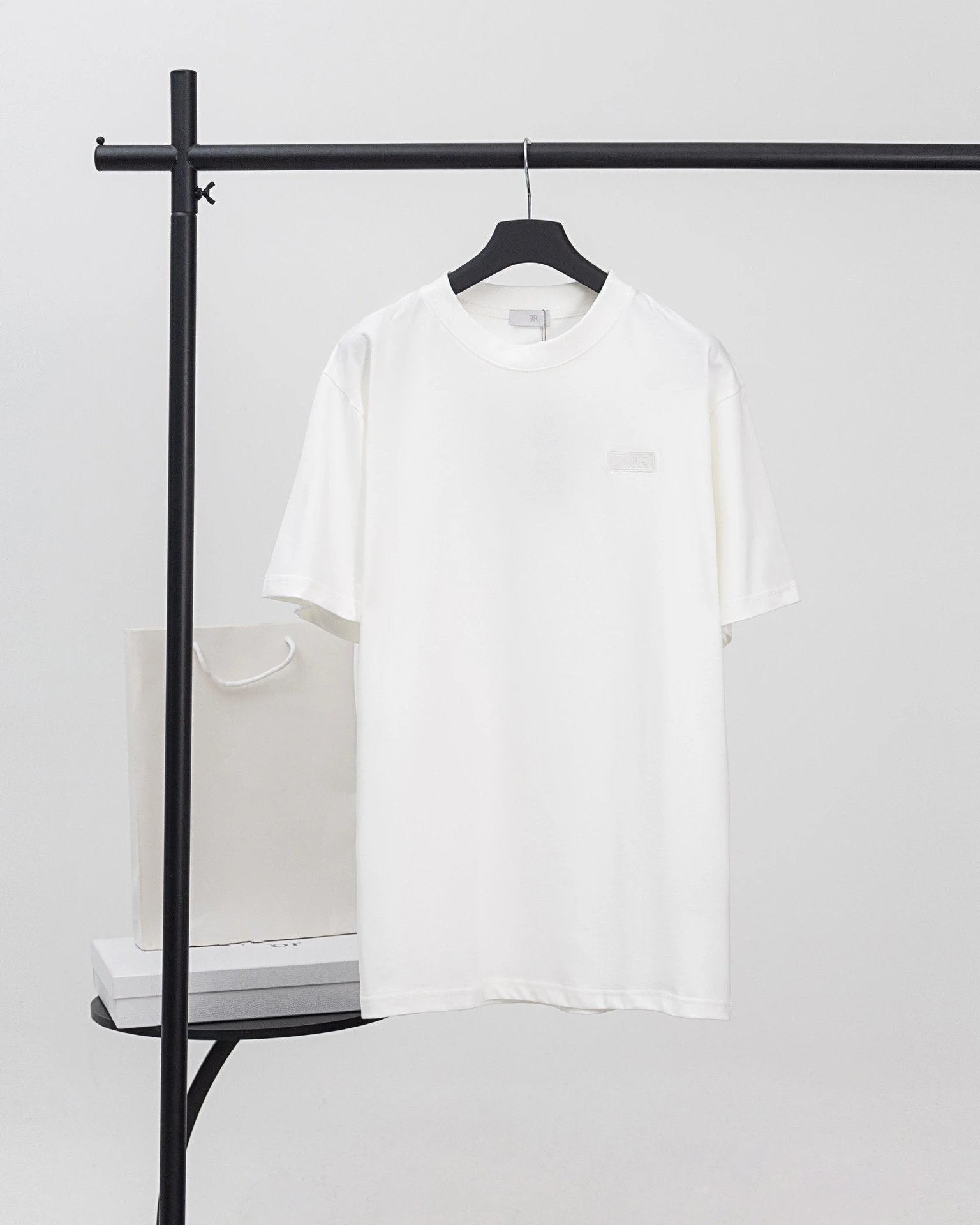 Dior Oblique Logo White T-Shirt - 1