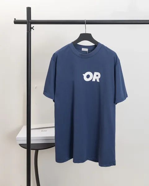 IOR OR Logo Graphic T-Shirt Navy Blue - 1
