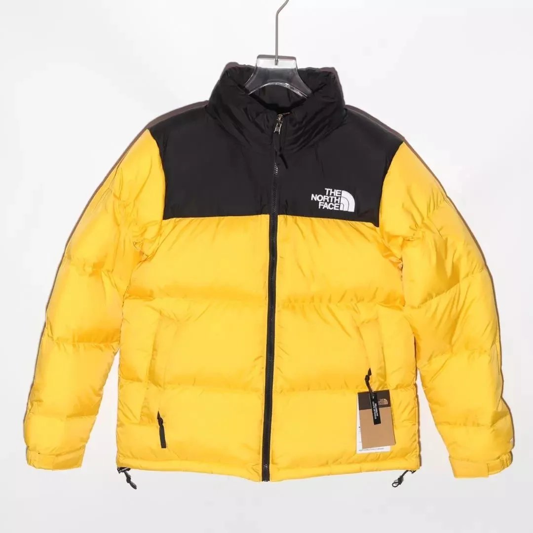 The North Face 1996 Retro Nuptse Yellow Black Down Jacket - 1