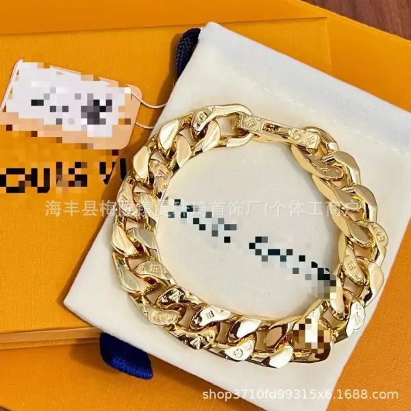 Silver Curb Chain Bracelet with Crystal Accents Bracelets - 9