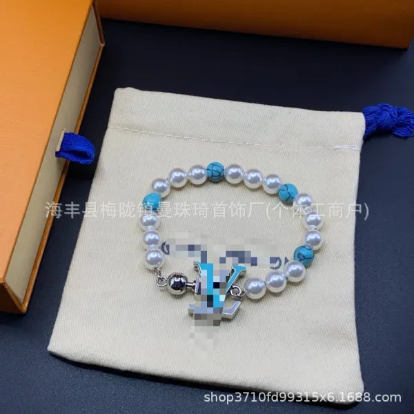 Silver Curb Chain Bracelet with Crystal Accents Bracelets - 36
