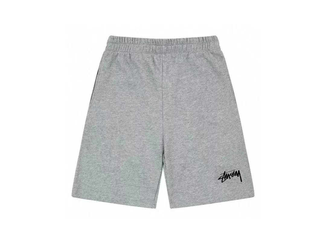 Stüssy Classic Logo Shorts Gray - 1