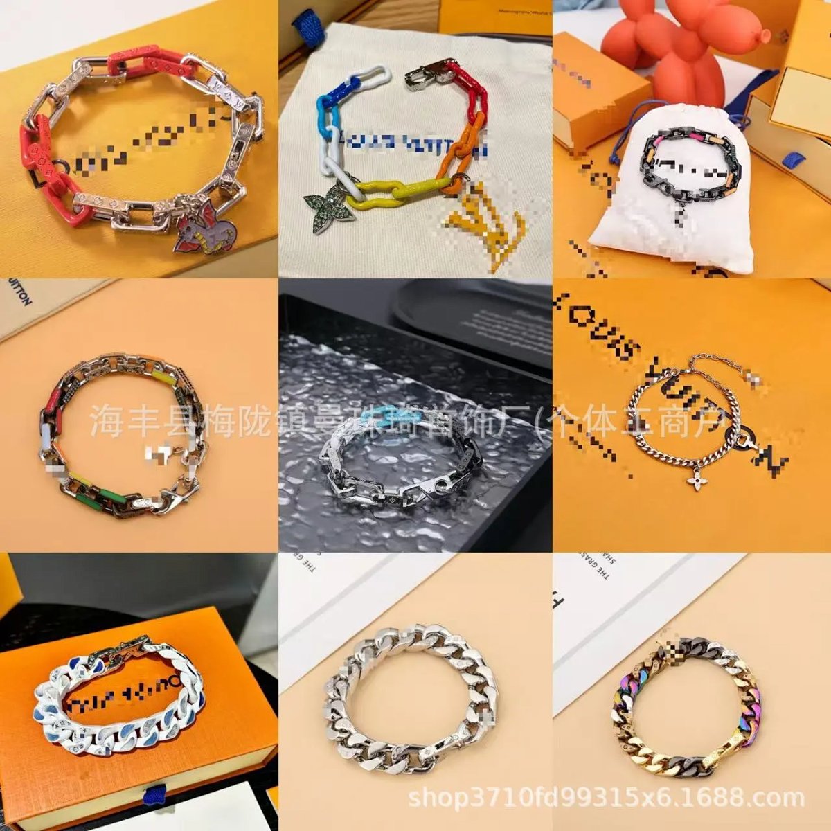 Design Multicolor Enamel Chain Link Bracelet Jewelry Bracelets product detail 2 in Litbuy spreadsheet finds