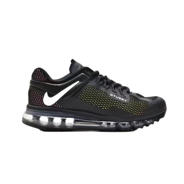 Stussy Air Max 2013 Black Running Shoes - 4